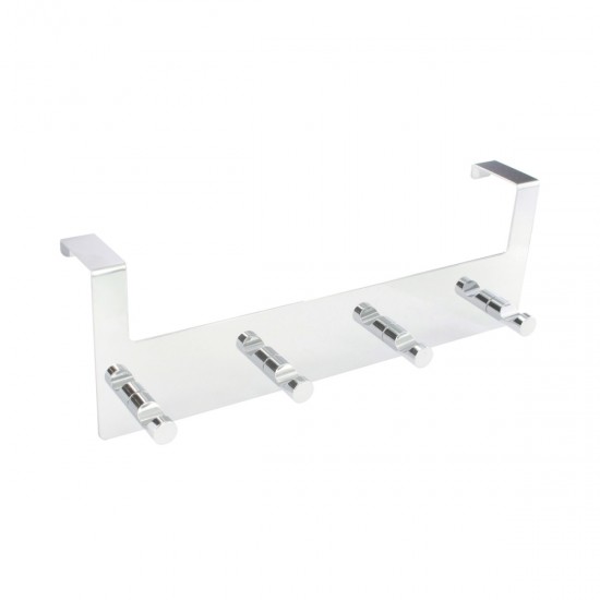 SecurIt B6151 35-44mm Chrome Over Door Hanging Rail