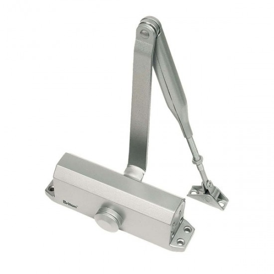 Briton Silver Over Head Door Closer