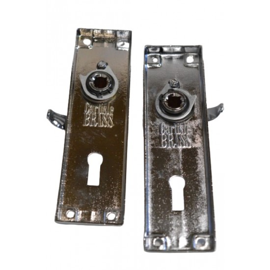 Polished Chrome Victorian Lever Lock Handle (Pair)