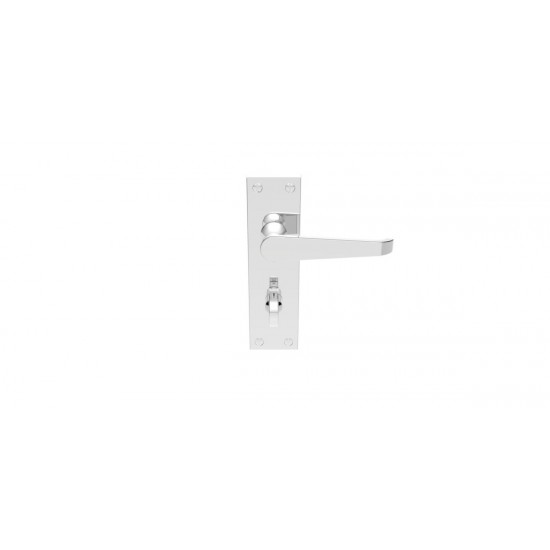 Chrome Plated Victorian Bathroom Handles (Pair)