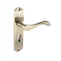 175mm Chrome Europa Euro Lock Handle