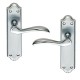 Polished Chrome Madrid Lever Latch Handles (Pair)