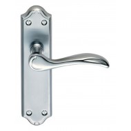 Polished Chrome Madrid Lever Latch Handles (Pair)