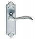 Polished Chrome Madrid Lever Latch Handles (Pair)