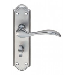 Polished Chrome Madrid Lever Bathroom Handles (Pair)