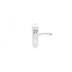 Polished Chrome Andros Lever Lock Handle (Pair)