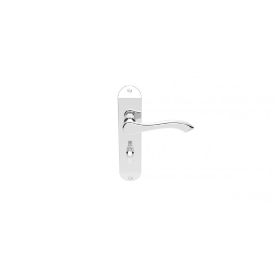 Polished Chrome Andros Lever Bathroom Handles (Pair)