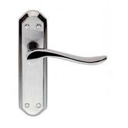 Lytham Chrome Plated Lever Latch Handles (Pair)
