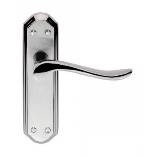 Lytham Chrome Plated Lever Latch Handles (Pair)