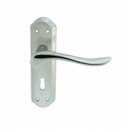 Lytham Chrome Plated Lever Lock Handle (Pair)