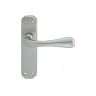 Satin Chrome Eden Lever Latch Handles (Pair)