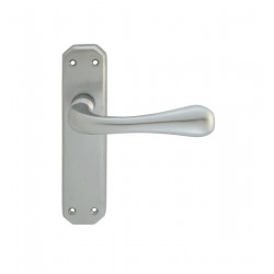 Satin Chrome Eden Lever Latch Handles (Pair)