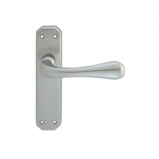 Satin Chrome Eden Lever Latch Handles (Pair)