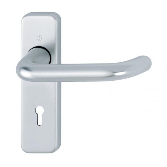 Hoppe Satin Stainless Steel Lock Handle
