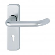 Hoppe Satin Stainless Steel Euro Handle