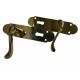 Polished Brass Oakley Lever Lock Handle (Pair)