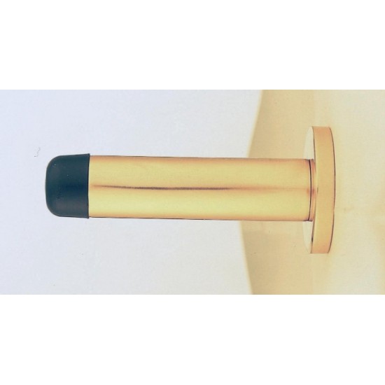 Carlisle Brass 64mm Polished Brass Door Stop Cylinder