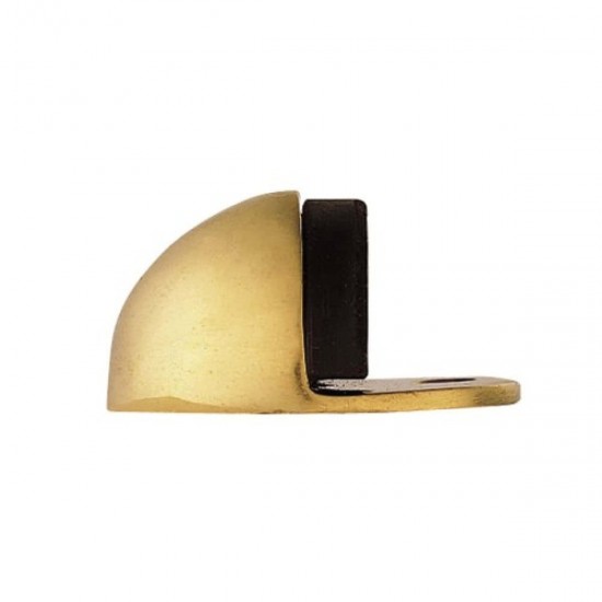 Carlisle Brass Oval Floor Door Stop - Polished Chrome