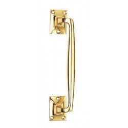 254mm Polished Brass Pub Style Handle