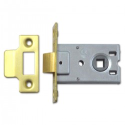 64mm Polished Brass Flat Latch
