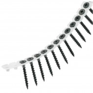 3.9 x 55mm Collated Black Pozi Countersunk Drywall Screws (Box of 1000)