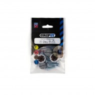 GripIt 202-304 20mm Brown Plasterboard Fixings - Pack of 4