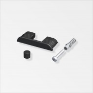 PVC Coaxis Wall Fixing Kit 35.5mm Black ProSolve
