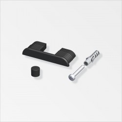 PVC Coaxis Wall Fixing Kit 35.5mm Black ProSolve