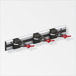 Aluminium Coaxis X-Star Rail With 3 Clamps 500mm ProSolve