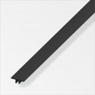 PVC Coaxis Cover Profile 1m Black ProSolve