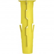 RawlPlug 5 x 25mm Yellow Uno Wall Plugs 68-500 (Pack of 96)