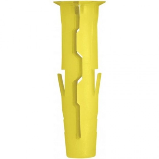 RawlPlug 5 x 25mm Yellow Uno Wall Plugs 68-500 (Pack of 96)