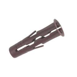 RawlPlug 7 x 30mm Brown Uno Wall Plugs 68-555 (Pack of 48)