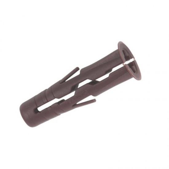 RawlPlug 7 x 30mm Brown Uno Wall Plugs 68-565 (Pack of 288)