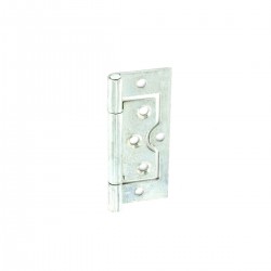 75mm ZP Cupboard Flush Hinges (Pair)