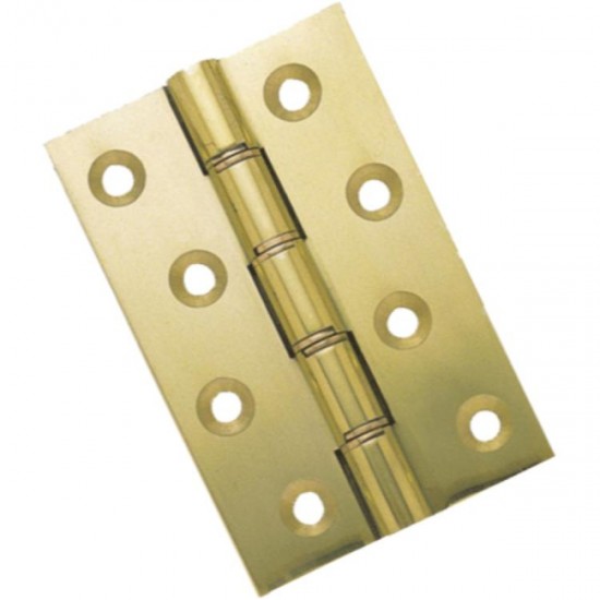 100mm BZP Double Pressed Butt Hinges (Pair)