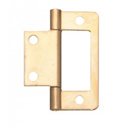 50mm Bronzed Flush Hinges (Pair)