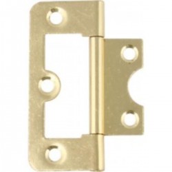 60mm Bronzed Flush Hinges (Pair)