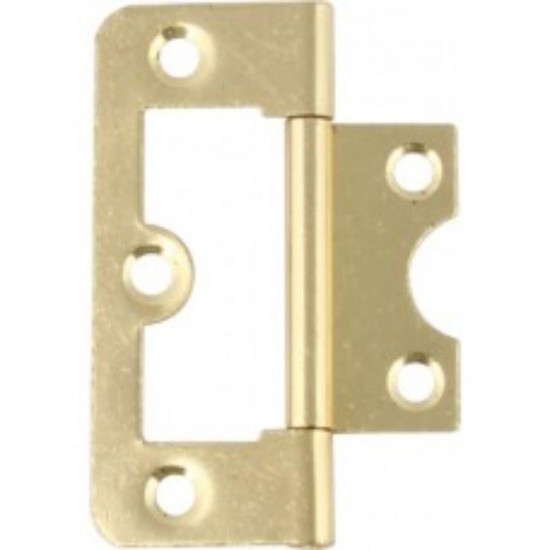 60mm Bronzed Flush Hinges (Pair)