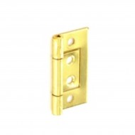 50mm Electro-Brass Flush Hinges (Pair)