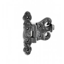 SecurIt B3336 100mm Black Fancy Antique Hinges (Pair)