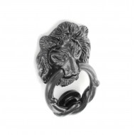 150mm Antique Black Lion Head Door Knocker