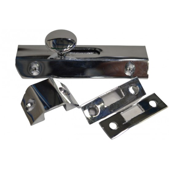 Carlisle Brass 102mm x 35mm Polished Chrome Surface Bolt