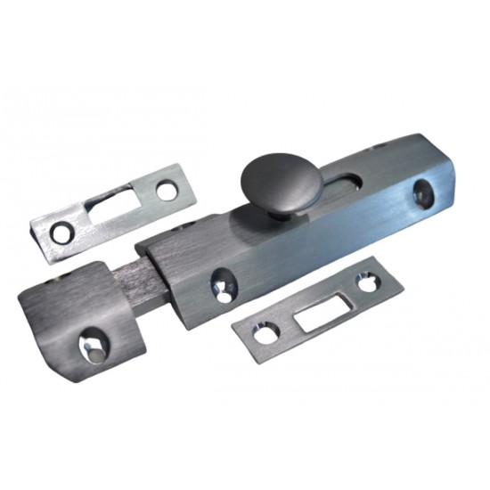 Carlisle Brass 102mm x 35mm Satin Chrome Surface Bolt