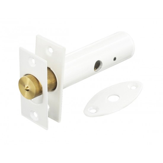 B1063 55mm White Security Door Bolt