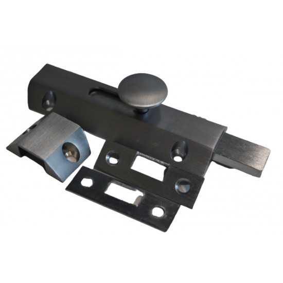 Carlisle Brass 150mm Satin Chrome Door Surface Bolt
