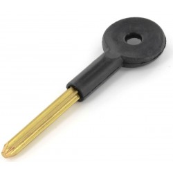 B1064 Black/Brass Security Door Bolt Key