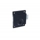 75mm Black Press Lock Face Fixing