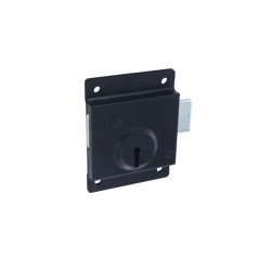 75mm Black Press Lock Face Fixing