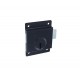 75mm Black Press Lock Face Fixing